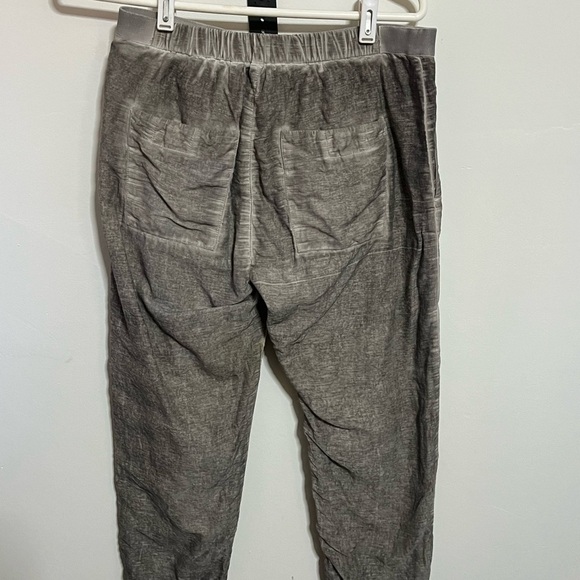Helmut Gray Distressed Cropped Pants Sz Small - Picture 5 of 9